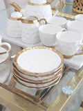 Service à café Porcelaine White & Gold ( 15 pièces )